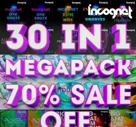 Incognet 30 In 1! Megapack WAV MiDi Synth Presets